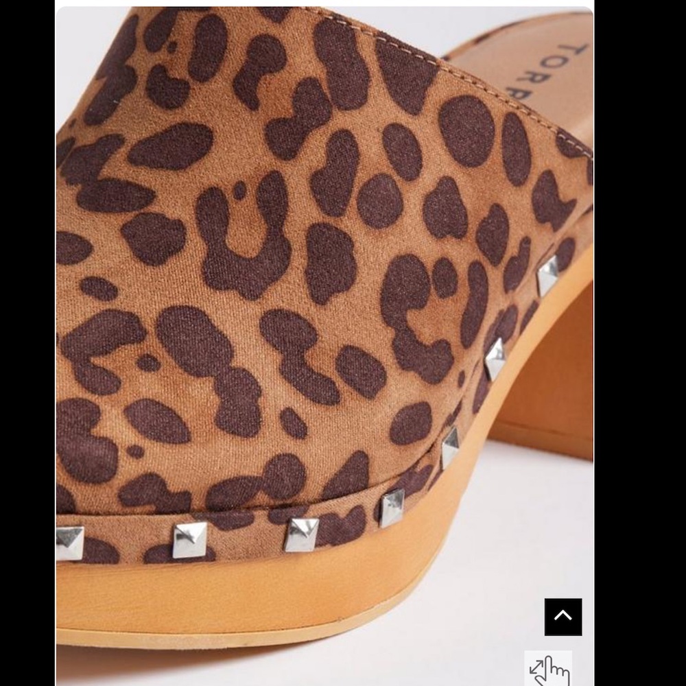 Torrid leopard platform wooden mule - Picture 5 of 9